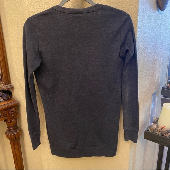 American Apparel Gray Buttoned Cardigan Size XS/S - Picture 3 of 5